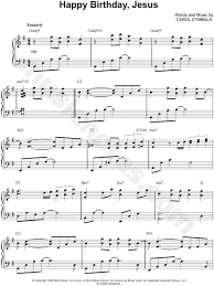 Brooklyn Tabernacle Choir Happy Birthday Jesus Sheet Music Piano Solo In G Major Transposable Download Print Sheet Music Piano Music Tabernacle Choir