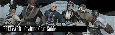 In this guide i will explain how to gear up your blm. Ffxiv Crafting Doh Gear Guide