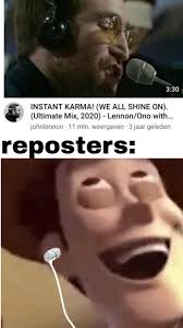 (click the button next to the code to copy it) Karma Meme Song