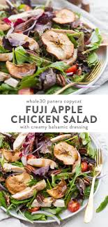 Whole30 Panera Fuji Apple Salad With Chicken Paleo Recipe Chicken Salad With Apples Whole30 Dinner Recipes Salad Recipes For Dinner