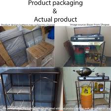 Rak dapur gas kemas dan cantik di jamin puas hati. Rak Pinggan Masak Dapur Mrs Diy Plate Rack Cooking Rack Kitchen Rack Gas Stove Rack Rak Masak Shopee Malaysia