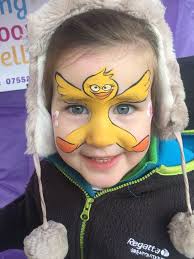 Easter face paint duckling/chick