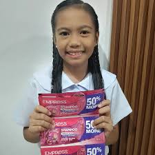 My daughter Empress Raizen uses Empress Shampoo daily to make her hair  impressively smooth, strong and healthy. Impressive talaga! #CallMeEmpress  @empressphilippines