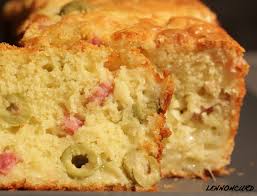 Cake Moelleux Jambon Olives Vertes Perles Et Pain Pain
