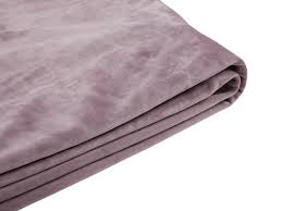 14 doghe strette in faggio. Fodera In Velluto Rosa Per Il Letto 180 X 200 Cm Fitou Beliani It