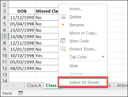 how to group worksheets in excel