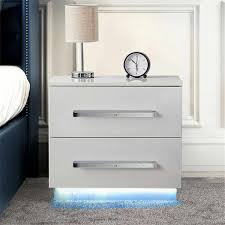 Bedside table nightstand drawer organizer. Multifunction Luxury Led Light Nightstands Drawer Organizer Storage Cabinet Bedside Table Bedroom Furniture For Night Lighting Nightstands Aliexpress