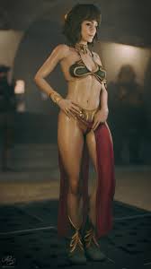 star wars, ubisoft, slave leia (cosplay), reynydays, 1girls - R34 Vault