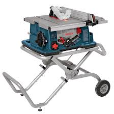 The right contractor table saw allows you to cut through a variety of materials for your job site requirements. Bosch Worksite Table Saw With Wheeled Stand 10 4100 10 Rona