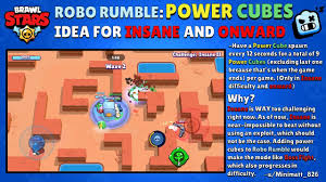 I hope you enjoy it ;33. Idea Robo Rumble Insane Difficulty Is Way Too Challenging Right Now So Here Is A Potential Solution Reposted Cuz Lost In New Brawlstars