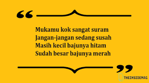 Baik pantun jenaka, pantun nasehat, pantun cinta, pantun lucu, pantun agama atau pantun kalau kau pergi ke dusun jangan lupa bawa beras belajarlah dengan tekun supaya kau naik kelas. 35 Pantun Teka Teki Lucu Hewan Cinta Maknanya