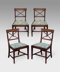 These products come with adjustable features such as varying heights and cushioning so that you can comfortably sit on them. Set Of 4 Antique Dining Chairs 4x Dining Chairs 4 Georgian Mahogany Chairs X Splat Chairs Antique Dining Chairs Mahogany Dining Chairs Uk Antique Dining Chairs