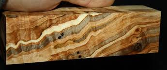 Chocolate Curly Spalted Ambrosia Maple Wood Knife Turning Lumber Blank 3633 Maple Wood Beautiful Wood Wood Knife
