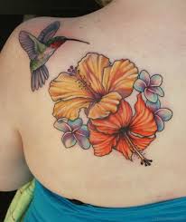 It looks so sensitive, warm and youthful. 43 Hibiscus Shoulder Tattoo Designs