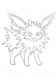 Jolteon coloring page | free printable coloring pages. Pokemon Free To Color For Kids All Pokemon Coloring Pages Kids Coloring Pages