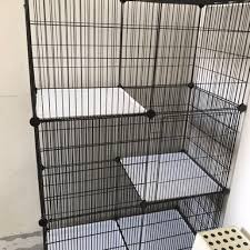 Choose the location carefully if you want your cat to stay indoors or have good space outdoor. Cat Cage Diy V Top Magic Cage Pet Supplies Homes Other Pet Accessories On Carousell
