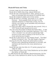 This quiz is about roads and routes quizroads and routes triviaroads. Route 66 Facts And Trivia