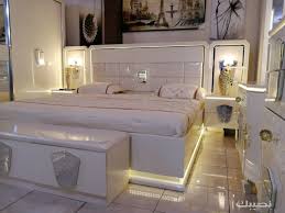 غرف نوم باضاءة رومنسية