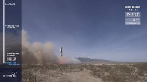 The craft's reusable rocket also made a safe landing, rt reported. Blue Origin Launches Capsule To Space With Astronaut Perks Phys Org Jeff Bezos Blue Origin Company