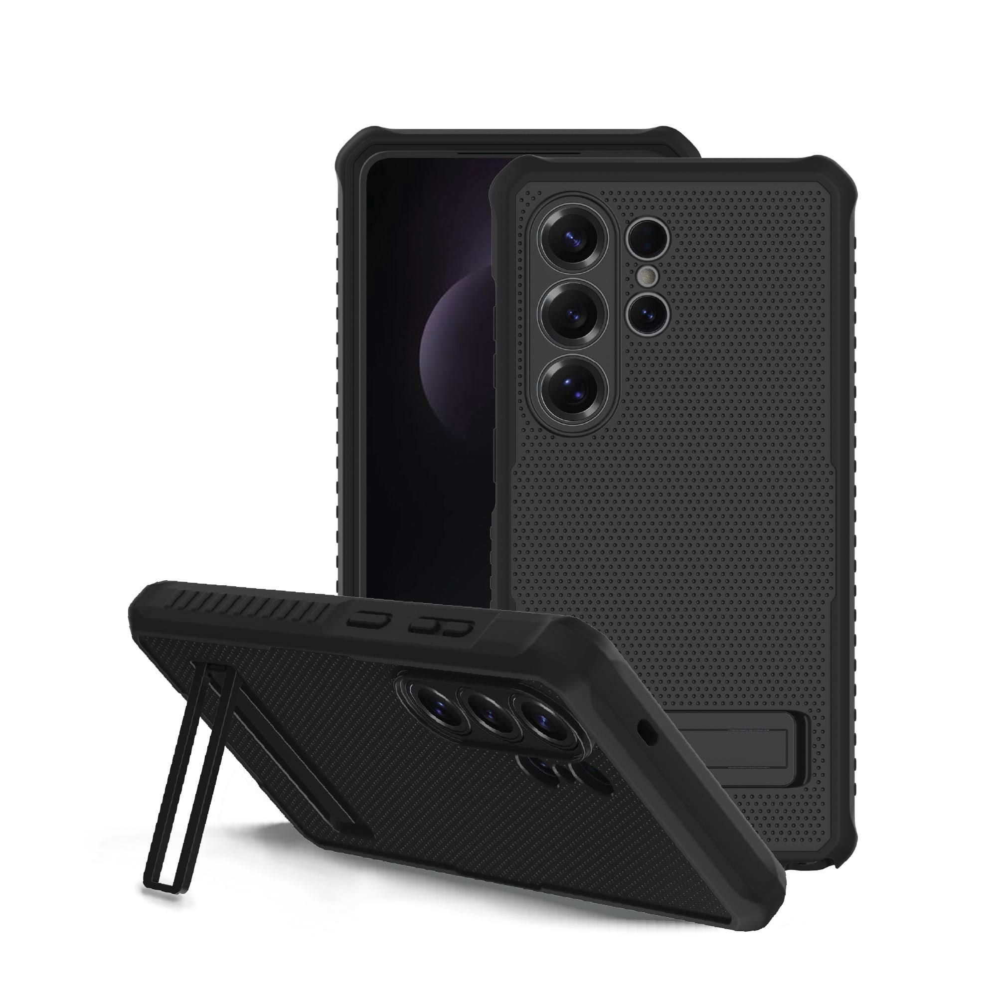 Onn Magnetic Compatible Rugged Phone Case with Kickstand for Samsung Galaxy S26 Ultra