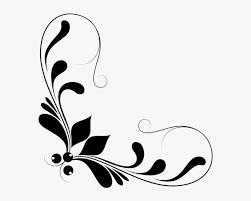 125 free images of flowers corner. Flower Vector Black And White Corner Png Black Corner Flower Png Png Image Transparent Png Free Download On Seekpng