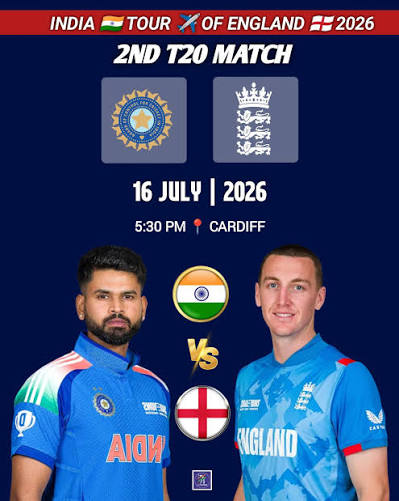 🚨 GET READY FOR ROUND 2! 🚨 ​The battle moves to Cardiff! 🏴󠁧󠁢󠁷󠁬󠁳󠁿 India takes on England in the 2nd T20I of the series. Who are you backing to win this one?