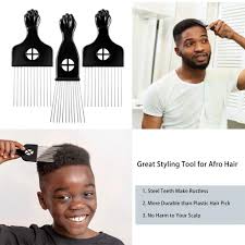 See more ideas about natural hair styles, hair, curly hair styles. Buy 3 Pack Metal Hair Pick Carehood Wide Tooth Afro Pick For Men Hair Pick For Curly Hair For Women Lift Pick Comb Tool For Wig Braid Detangle Hair Styling