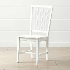 Unfinished white wood dining chairs oval wood dining table gold via lavishlaineswinery.com. Village White Wood Dining Chair Reviews Crate And Barrel