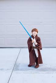Jedi padawan diy no sew star wars costume. Diy Jedi Halloween Costume Tutorial Armelle Blog