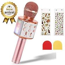 Bluetooth Karaoke Mikrofon Drahtloses Bonaok Karaoke Mikrophone Echo Home Party Microfon Kind Mit Aufnahmefunktion Ideal Fu In 2020 Mikrofon Karaoke Musikinstrumente