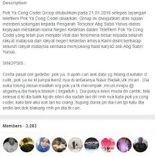 Sabri yunus, mustapha kamal, uqasha senrose and others. Fan Page Pok Ya Cong Codei Di Facebook Cecah 3 300 Ahli Kenapa Netizen Suka Sangat Remaja