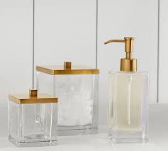 Shop for glass bathroom canister online at target. Modern Bath Accessories Pottery Barn