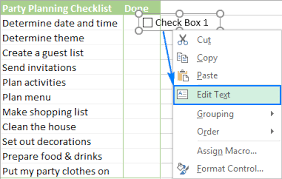 It requires a lot more work than just adding a check box, but can be done. Insert Checkbox In Excel Create Interactive Checklist Or To Do List