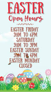 Easter Open Hours Digital Template In 2020 Easter Poster Design Menu Design Template Easter Poster