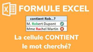 La fonction cherche renvoie toujours le nombre de caractères à partir du début de l'argument texte, en comptant les caractères à ignorer si l'argument no_départ est supérieur à 1. Excel Formule Contient Detecter Si Une Cellule Contient Un Mot Avec Une Formule Youtube