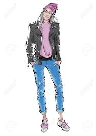 We did not find results for: Smiling Girl In Blue Jeans And A Black Leather Jacket Stay On Royalty Free Cliparts Vectors And Stock Illustration Image 95073034
