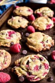 Raspberry Chocolate Chip Cookies Recipe Raspberry Chocolate Chip Cookies Chocolate Chip Recipes Easy Chocolate Chip Cookies
