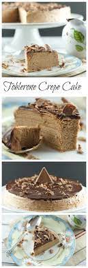 Toblerone Chocolate Crepe Cake Recipe Chocolate Crepes Crepe Cake Cake Recipes