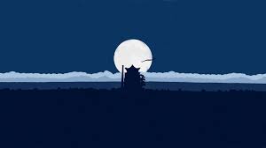 Minimalism Blue Clear Sky Spirited Away Sen To Chihiro Shadow Clouds Anime Fan Art Spirited Away Wallpaper Spirited Away Background Minimalist Wallpaper