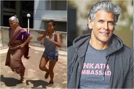 His family moved to england where he lived until the age of seven. Watch Milind Soman S 81 Year Old Mom Does One Legged Jumps With Ankita Konwar Ibtimes India