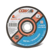 (4) metal grinding wheels/discs auction location: Cgw 35514 Cut Off Wheels Reinforced 4 1 2 X 0 045 X 7 8 Type 1 Isc Sales