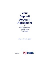 How to endorse a check for deposit only. Https Www Usbank Com Pdf Deposit Account Agreement Pdf