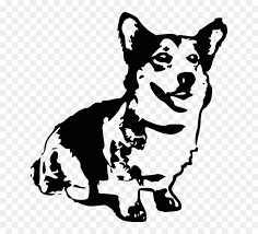 Pikpng encourages users to upload free artworks without copyright. Black And White Corgi Clipart Hd Png Download Vhv