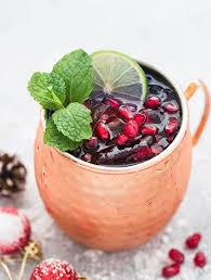 Pomegranate Moscow Mule As Easy As Apple Pie Recipe Perfect Holiday Cocktail Pomegranate Vodka Christmas Party Food