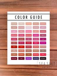 Updated 2018 Lipsense Color Guide Lipsense Color Chart 2018 Lipsense Color Display Lipsense Color Guide Lipsense Party Decor Lipsense
