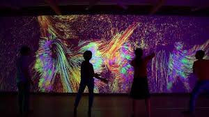 Ineractive Video Installation And Dance Performance In Garage Center For Contemporary Culture Artist So Interactive Art New Media Art Projection Installation