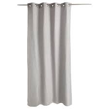 2 sets de rideaux gris (4 panneaux de rideaux) avec 2 pôles à rideaux argentés (en métal) ajustable. Rideau A Oeillets140x260cm En Polyester Gris Clair Manu Pas Cher Achat En Ligne Zodio