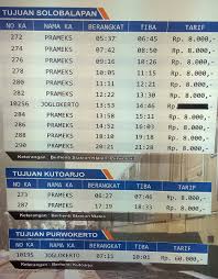 Ka prameks 266 berangkat jam 1702 wib. Robie Jogja On Twitter Jadwal Ka Prameks 7 Maret 2017 Dari Stasiun Yogya Lempuyangan Tujuan Solo Balapan