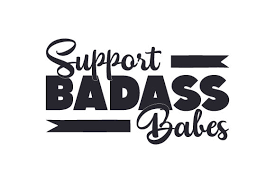 Download Support Badass Babes Svg Cut File By Creative Fabrica Crafts Creative Fabrica PSD Mockup Templates