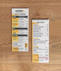 Schnitz Restaurant Branding Grits Grids Restaurant Menu Design Menu Design Inspiration Menu Design